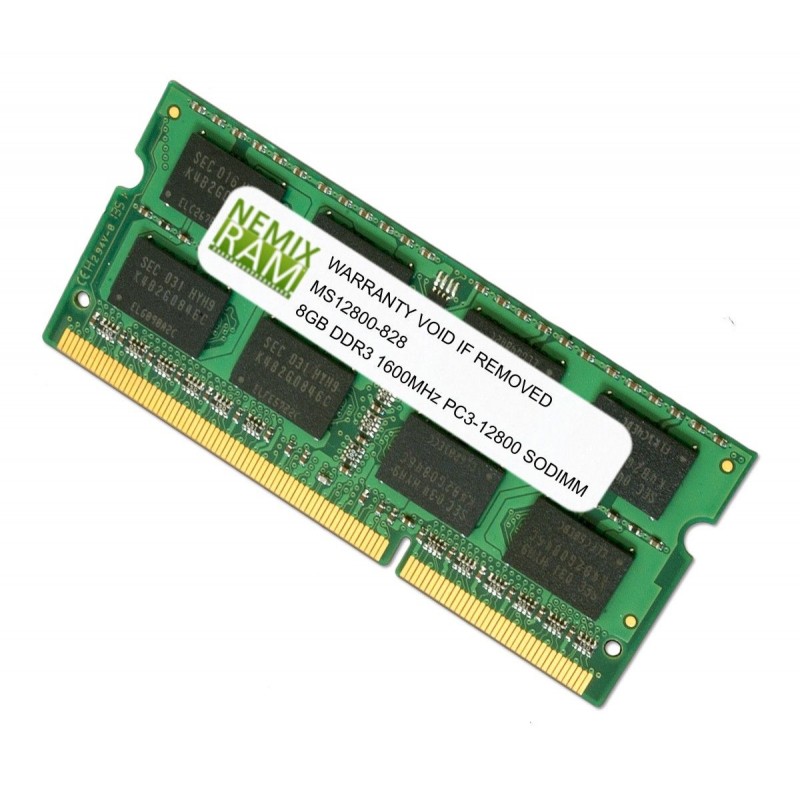 MEMORY 8GB DDR3 PC3-12800 1600Mhz SODIMM