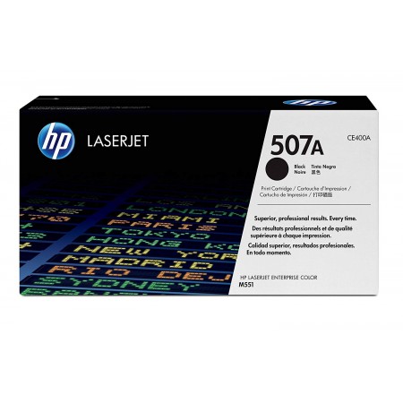 TONER HP N° 507A  LASERJET PRO 500/M575DN  BLACK COLOR 5500 pages