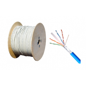 CABLE RESEAU GENERAL FTP CAT6  4P INDOOR /OUTDOOR  MOYENNE SECTION   500M